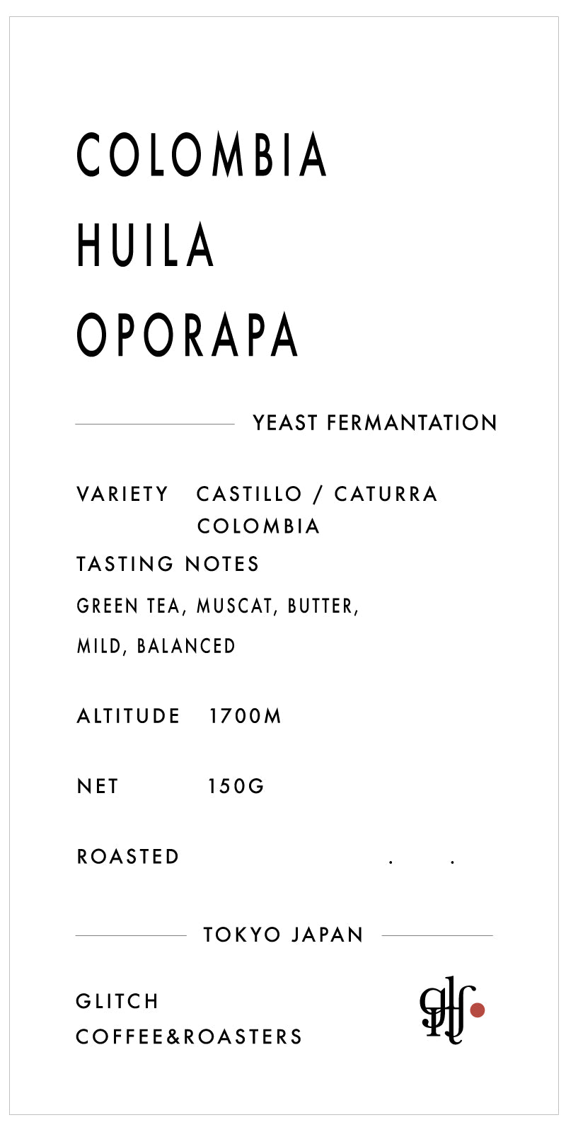 Colombia Huila Oporapa